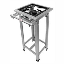 Fogão 1 Boca Industrial Alta Pressão Em Inox Com Pé Grelha 30x30 Kit Registro Fogão 1 Boca Industrial Alta Pressão Em Inox Com Pé Grelha 30x30 Kit Registro