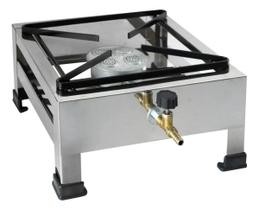 Fogao 1 Fogareiro Industrial Alta Pressão Completo Fogao 1 Fogareiro Industrial Alta Pressão Completo