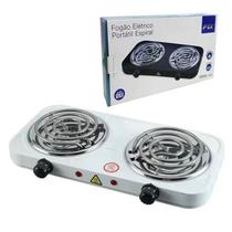 Fogão 2 Bocas Cooktop Elétrico 127v Portátil Espiral