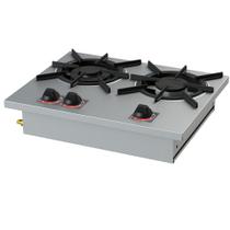 Fogão 2 Bocas de Embutir Baixa Pressão 1QS/1QD 30X30 Inox SL13007-I Itajobi Fogão 2 Bocas de Embutir Baixa Pressão 1QS/1QD 30X30 Inox SL13007-I Itajobi