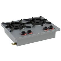 Fogão 2 Bocas de Embutir Baixa Pressão 2QD 30X30 Inox SL13006-I Itajobi