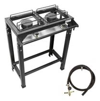 Fogão 2 Bocas de Ferro Fundido Industrial Alta Pressão Roa Fogão 2 Bocas de Ferro Fundido Industrial Alta Pressão Roa