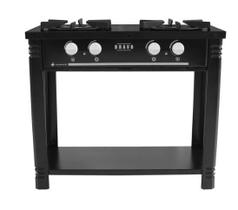 Fogão 2 bocas duplas/duplo baixa pressão industrial p5