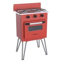 Fogão 2 Bocas Gemini Vetro Vermelho Gás Glp Venax
