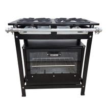 Fogão 2 Bocas Simples Cefaz com Forno Linha Gold Alta Pressão CFZG-119 Fogão 2 Bocas Simples Cefaz com Forno Linha Gold Alta Pressão CFZG-119