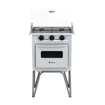 Fogao 2 Bocas Venax Gemini Tampa de Vidro Branco Gas Glp