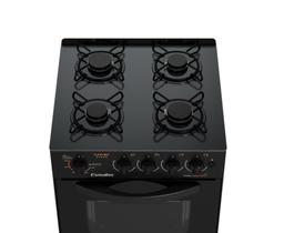 Fogão 4 boca automático Caribe glass 4096br