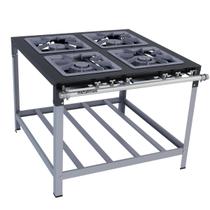 Fogao 4 Bocas 40X40 Gas Natural Baixa Pressão Perfil 6,5Cm - Metalmaq Fogao 4 Bocas 40X40 Gas Natural Baixa Pressão Perfil 6,5Cm - Metalmaq