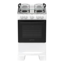 Fogão 4 Bocas à Gás Atlas Coliseum Plus com Mesa de Inox Branco