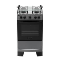 Fogão 4 Bocas à Gás Atlas Mônaco Plus Acendimento Automático e Mesa de Inox Titanium Bivolt