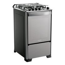 Fogão 4 Bocas a Gás Dako Magister com Acendimento Automático e Forno Inox Espelhado Bivolt
