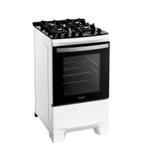 Fogão 4 Bocas a Gás Dako Supreme Glass com Acendimento Automático Mesa de Vidro Branco Bivolt