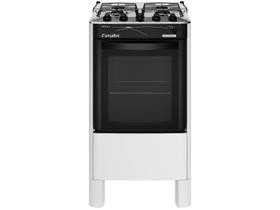 Fogão 4 Bocas a Gás Esmaltec Pérola 4114 Acendimento Automático e Mesa Inox Branco Bivolt Fogão 4 Bocas a Gás Esmaltec Pérola 4114 Acendimento Automático e Mesa Inox Branco Bivolt