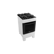 Fogão 4 bocas a gás itatiaia electra glass