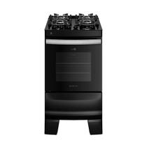 Fogão 4 Bocas Atlas Agile UP Glass Com Mesa De Vidro E Acendimento Automatico Preto Bivolt