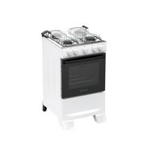 Fogão 4 Bocas Atlas Coliseum Plus Mesa de Inox A Gás Manual