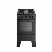 Fogão 4 Bocas Atlas Milão Glass Mesa De Inox A Gás Bivolt