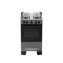 Fogão 4 Bocas Atlas Mônaco Plus Automático Mesa Inox Titanium Bivolt