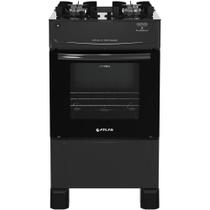 Fogão 4 Bocas Atlas Mônaco Top Glass, Preto, Acendimento Automático