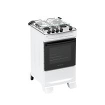 Fogão 4 Bocas Atlas Mônaco Top Mesa De Inox A Gás Bivolt Branco