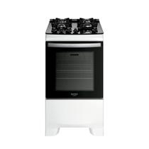Fogão 4 Bocas Branco com Mesa de Vidro Dako Novo Supreme Glass Bivolt