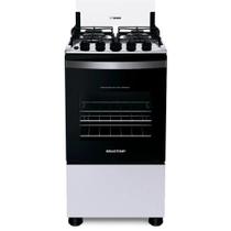 Fogão 4 Bocas Brastemp Clean BFO4NBB Acendimento Automático, Branco Fogão 4 Bocas Brastemp Clean BFO4NBB Acendimento Automático, Branco