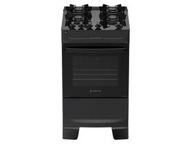 Fogão 4 Bocas Com Mesa de Vidro Limpa Fácil Atlas Mônaco Top Glass Bivolt