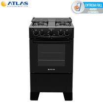 Fogão 4 Bocas Com Mesa Inox e Acendimento Automático Atlas Mônaco Plus Bivolt