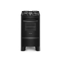 Fogão 4 Bocas Continental Automático com Mesa Compartimentada Preto FC4VP Bivolt