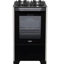 Fogão 4 Bocas Dako Magister Glass com Mesa de Vidro e Acendimento Automático, Preto Fogão 4 Bocas Dako Magister Glass com Mesa de Vidro e Acendimento Automático, Preto
