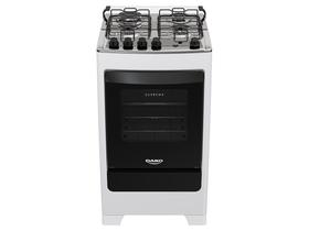 Fogão 4 Bocas Dako Supreme com Acendimento Automático e Mesa de Inox Branco - 110/220V