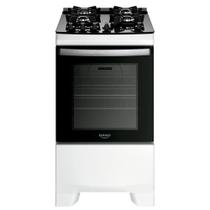 Fogão 4 Bocas Dako Supreme Glass com Mesa de Vidro Temperado, Branco Fogão 4 Bocas Dako Supreme Glass com Mesa de Vidro Temperado, Branco