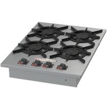 Fogão 4 Bocas de Embutir Baixa Pressão 4QS Maior Inox SL13035-I Itajobi
