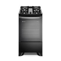 Fogão 4 Bocas Electrolux Efficient com Mesa De Vidro PerfectCook e VaporBake Preto FE4GP - Bivolt