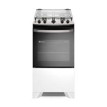 Fogão 4 Bocas Electrolux Efficient com Mesa Inox PerfectCook e VaporBake FE4IW Bivolt