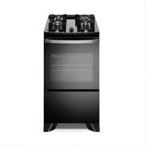 Fogão 4 bocas Electrolux Fe4gb Tripla Chama com Mesa de Vidro Forno 59L Preto-Bivolt