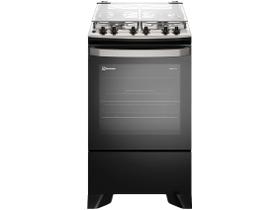 Fogão 4 Bocas Electrolux Preto com Timer VaporBake FE4TP