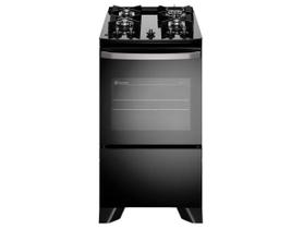 Fogão 4 bocas Electrolux Preto Efficient Mesa Vidro, Tripla Chama e PerfectCook (FE4GB) Fogão 4 bocas Electrolux Preto Efficient Mesa Vidro, Tripla Chama e PerfectCook (FE4GB)