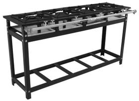 Fogão 4 Bocas em Linha Baixa Pressão P7 2QD e 2QS Super - Kenok Fogão 4 Bocas em Linha Baixa Pressão P7 2QD e 2QS Super - Kenok