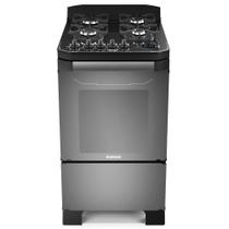 Fogão 4 Bocas Itatiaia Itamaster Digital com Painel Digital e Timer Prata Bivolt