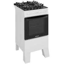 Fogão 4 Bocas Itatiaia Vidro Temperado Electra Glass Plus Branco Bivolt - 3700000485