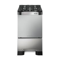 Fogão 4 Bocas Mueller Decorato Vetro Inox Mesa Vidro Bivolt