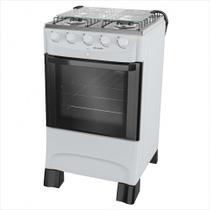Fogão 4 Bocas Muller Branco MFI4BB Acendimento Automatico Mesa Inox-Bivolt Fogão 4 Bocas Muller Branco MFI4BB Acendimento Automatico Mesa Inox-Bivolt