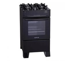 Fogão 4 Bocas Preto Atlas Mônaco Top Glass Bivolt Limpa Fácil Fogão 4 Bocas Preto Atlas Mônaco Top Glass Bivolt Limpa Fácil