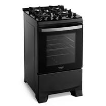 Fogão 4 Bocas Preto com Mesa de Vidro Dako Supreme Glass Bivolt