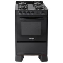 Fogão 4 Bocas Suggar Cook Glass Mesa de Vidro Preto Bivolt FGVCG410PT