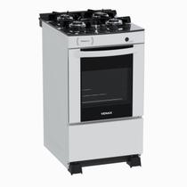 Fogao 4 Bocas Venax Delplus Vitreo Bl Branco Gas Glp