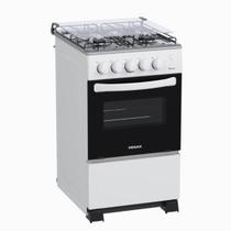 Fogao 4 Bocas Venax Picasso Mesa Inox GIIi Branco Gas Glp