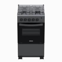 Fogao 4 Bocas Venax Picasso Mesa Inox GIIi Grafite Gas Glp