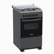 Fogao 4 Bocas Venax Picasso Mesa Inox GIIi Grafite Gas Glp